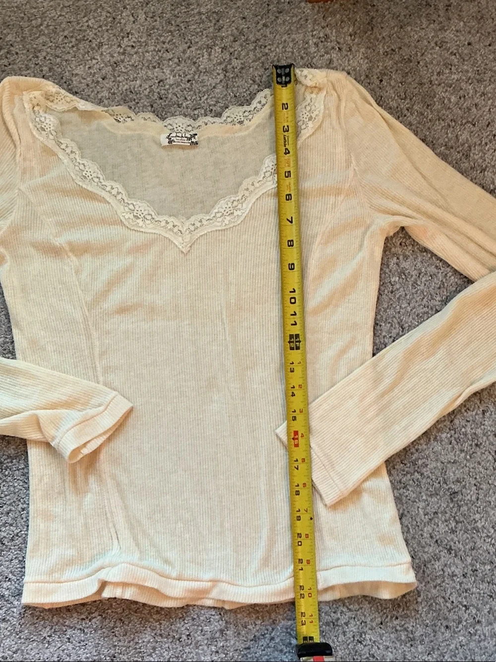 New FP Intimately by Free People Only You Long-Sleeve Top ~ Summer Yellow